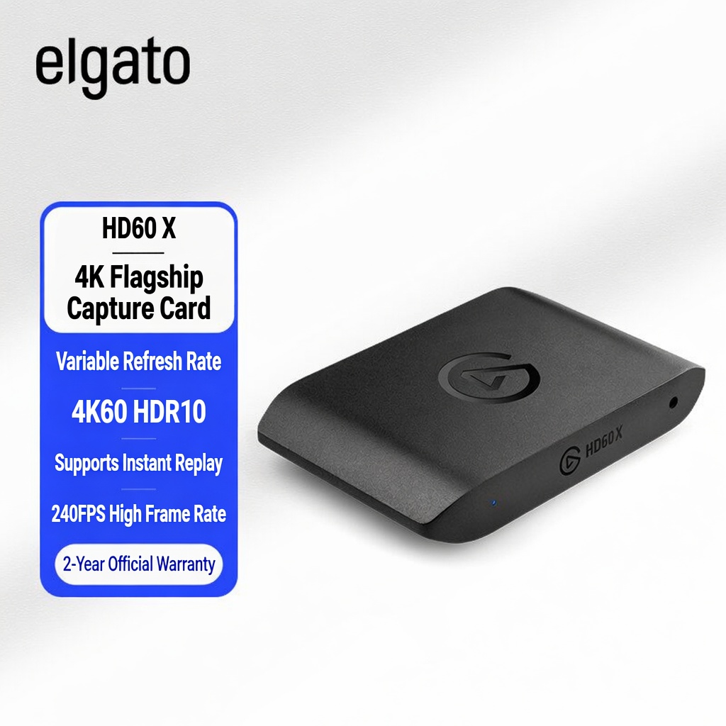 Elgato Stream Deck - بطاقة التقاط الفيديو Elgato HD60 X