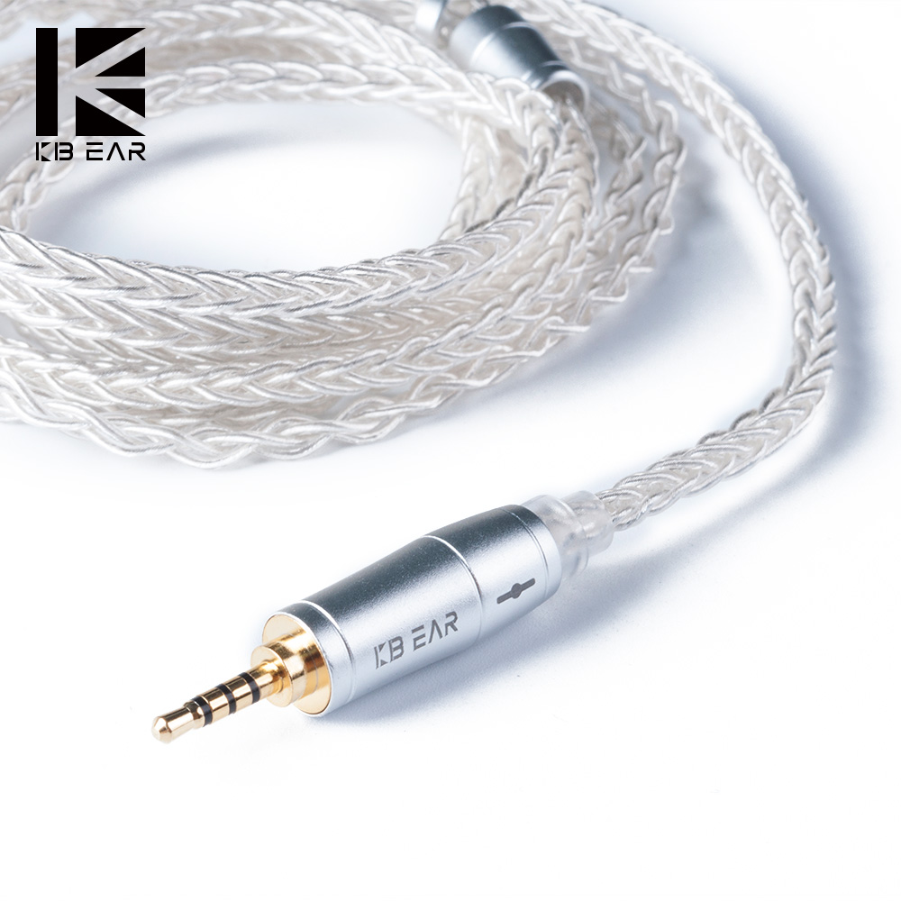 Esports Gaming Earbuds - KBEAR 8 Core ترقية الفضة السلكية