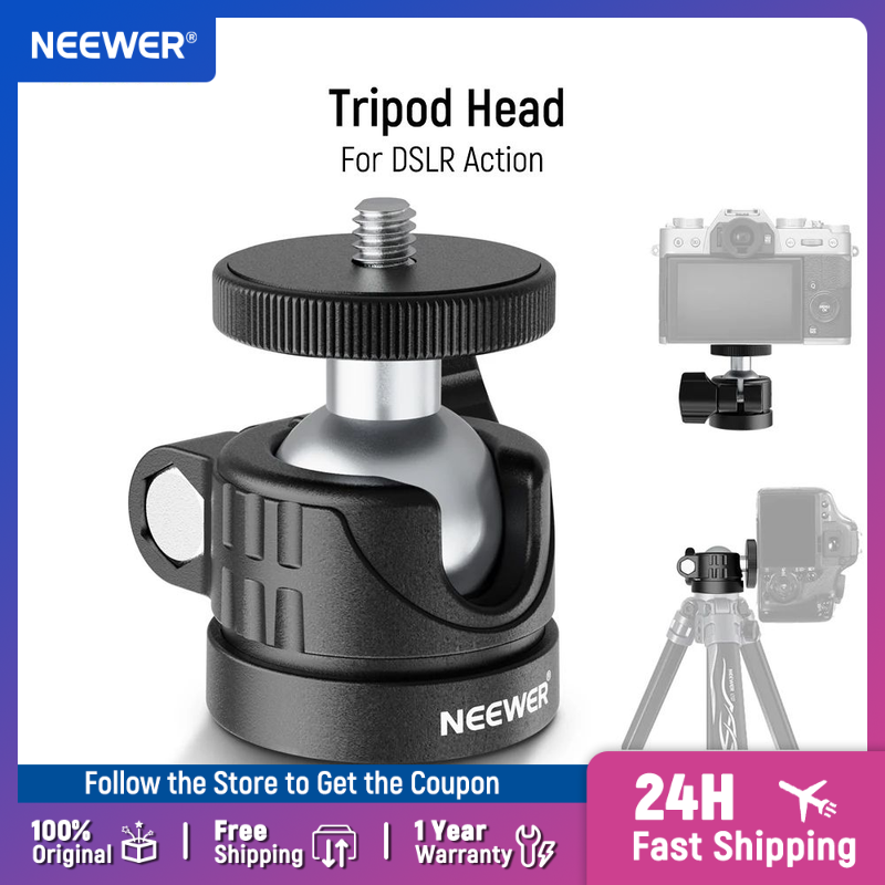 NEEWER رأس كروي صغير، محول ترك - مراجعة Webcam Ring Light وسعره