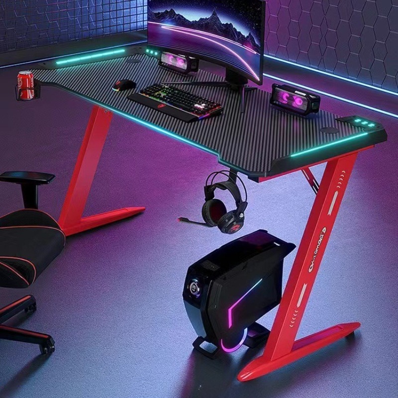طاولة ألعاب بإضاءة محيطية من أ - مراجعة Esports Gaming Cafe وسعره