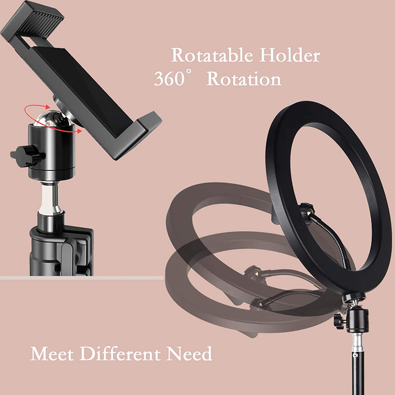 LED مصباح مصمم على شكل حلقة ال - مراجعة Webcam Ring Light وسعره