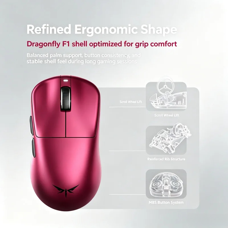 فأرة ألعاب لاسلكية VGN Dragonf - مراجعة Esports Wireless Gaming Mouse وسعره