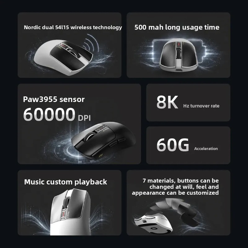 فأرة ألعاب إلكترونية لاسلكية I - مراجعة Esports Wireless Gaming Mouse وسعره