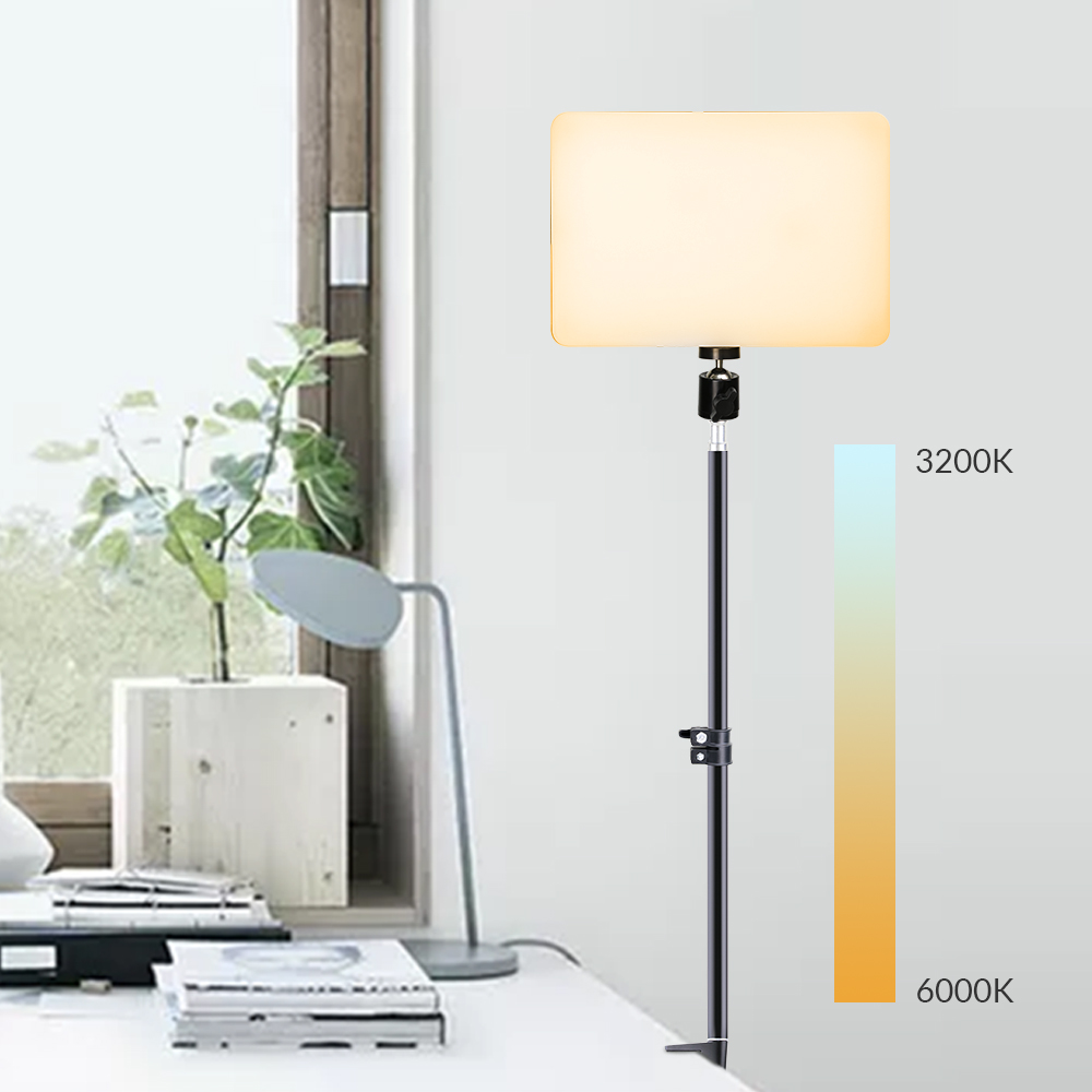 لوحة إضاءة فيديو ليد قابلة للت - مراجعة Webcam Ring Light وسعره