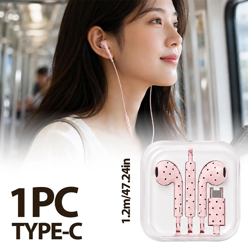 سماعات أذن لطيفة بنقاط البولكا - مراجعة Esports Gaming Earbuds وسعره