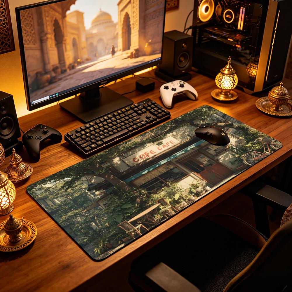 بساط مكتب كبير بتصميم كافيه عت - مراجعة Esports Gaming Cafe وسعره