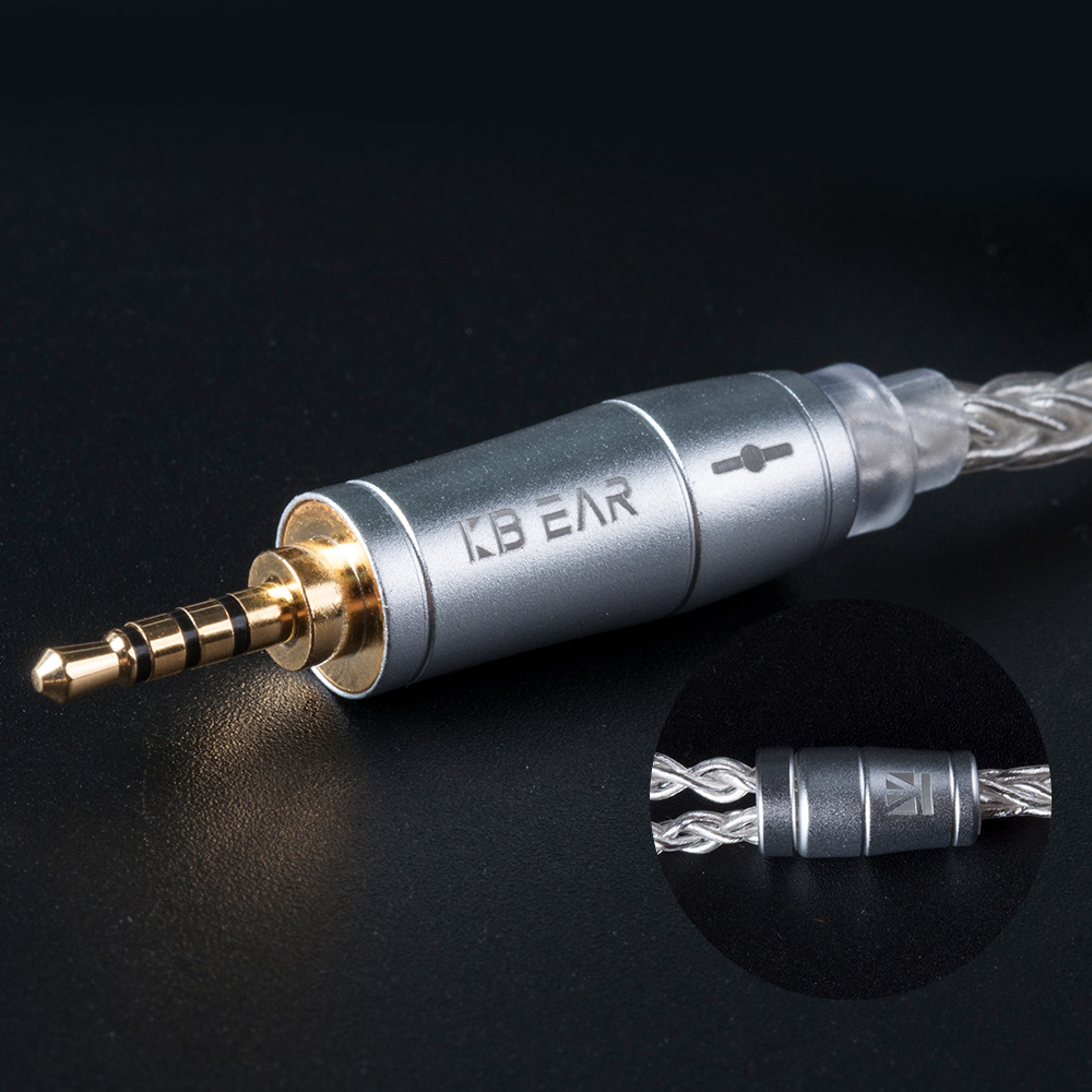 KBEAR 8 Core ترقية الفضة السلك - مراجعة Esports Gaming Earbuds وسعره