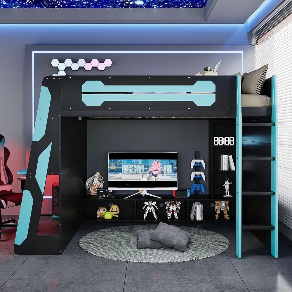 سرير ألعاب خشبي كبير قابل للتخ - مراجعة Esports Gaming Bed وسعره
