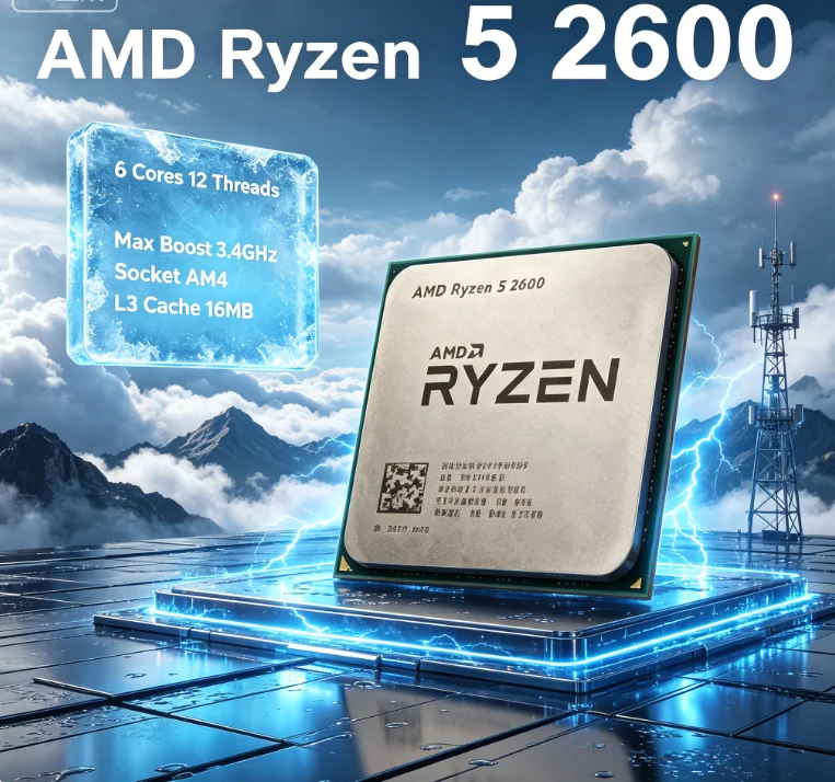 معالج AMD R5 2600 Ryzen 5 2600 - مراجعة Esports Gaming Cafe وسعره