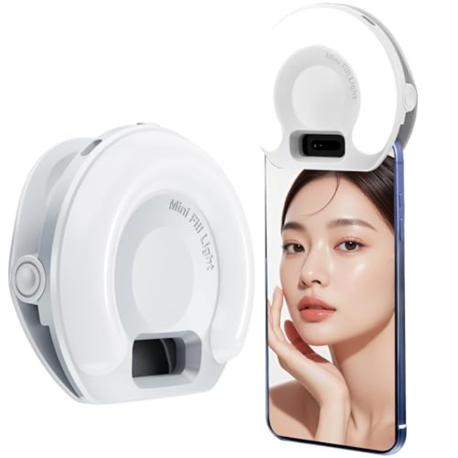 ضوء حلقي محمول للهاتف بثلاثة أ - مراجعة Webcam Ring Light وسعره