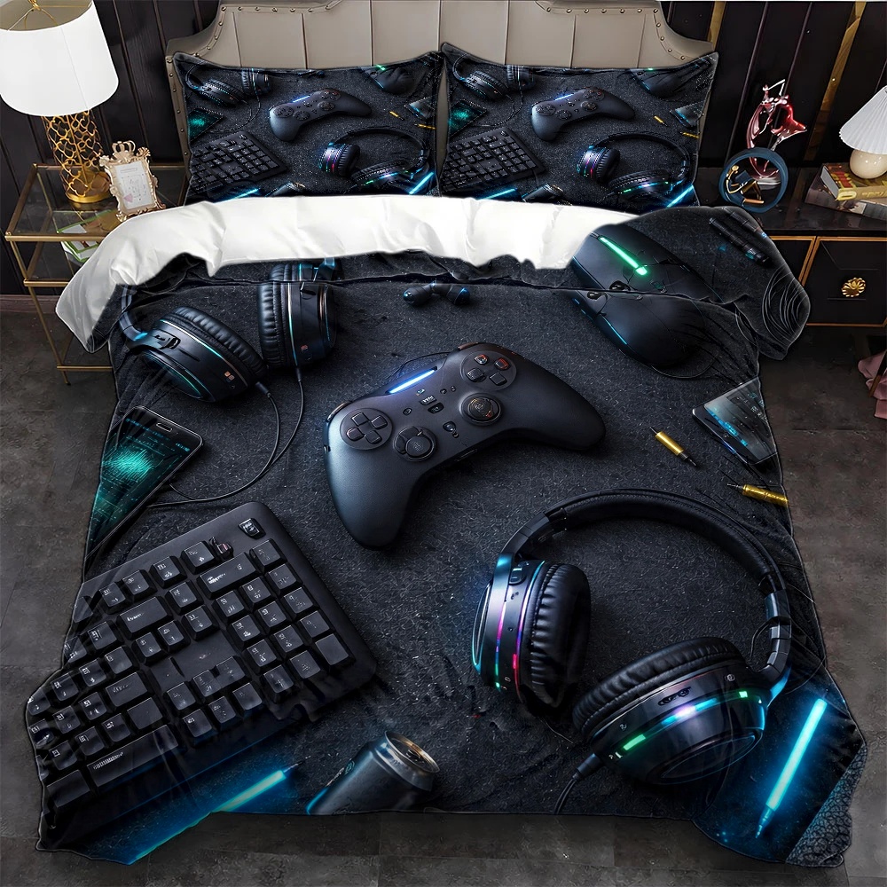طقم أغطية سرير بتصميم الألعاب  - مراجعة Esports Gaming Bed وسعره